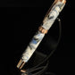 “Maelstrom” – Red Gold and Swirling Storm Resin Fountain Pen | Handcrafted Luxury by Highlander