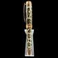 Striking Authentic Burmese Python Red Gold Fountain Pen 0228