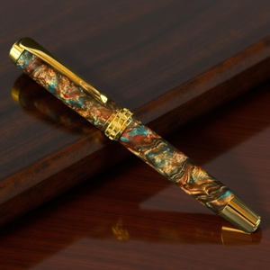 “Dragon Skin” | Gold Rollerball Pen | Highlander Collection