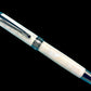 Elegant "Pearly Opal" Handcrafted Black Titanium Fountain Pen. One of a Kind. Handmade in Colorado. Ink, Converter, Sleeve & Box Included. - HighlanderPen