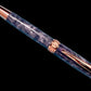 Elegant “Galactic Purple”, Rose Gold Acrylic Rollerball Pen, Artisan Handcrafted Writing Instrument. Handmade Custom in CO. One of a Kind. - HighlanderPen