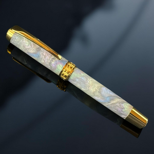 Handcrafted “Mystic Opal” | Gold Rollerball Pen | By Highlander | The Perfect Gift