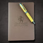 Apollo | Black Titanium Fountain Pen | Handcrafted by Highlander