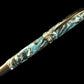 Striking "Icelandic Waterfall" Black Titanium Rollerball Pen - Memorable Handmade Gift