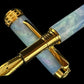 Sapphire Opal | Gold Fountain Pen | Highlander Collection