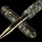 Smoky Quartz | Black Titanium Rollerball Pen - Memorable Handmade Gift