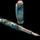 Striking “Molten Metals” Acrylic Rose Gold Fountain Pen, One of a Kind, Handmade in Colorado. Ink, Converter, Pen Sleeve & Box Included. - HighlanderPen