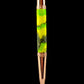 Rose Gold "Striking Green" Handmade Glasgow Ballpoint Pen. One of a Kind, Handcrafted by Highlander Pen in CO. Box, Ink, & Sleeve Included. [ML-BP-1130-01]