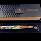 Rose Gold "Big Tsunami" Handmade Glasgow Ballpoint Pen. One of a Kind, Handcrafted by Highlander Pen in CO. Box, Ink, & Sleeve Included. [ML-BP-1203-02]