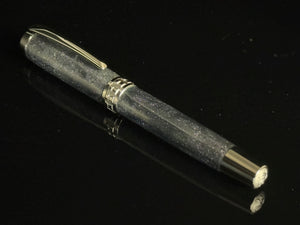 Handmade “Galactic Purple” Black Titanium Rollerball Pen - The Perfect Gift