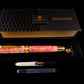 "My Funny Valentine" Gold Fountain Pen.  One Of A Kind, Handcrafted In Lone Tree, Colorado. Includes Ink, Converter, Box & Sleeve. [ML-FP-0112-01]