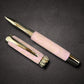 Handmade “Iridescent Purple Pearl” Black Titanium Rollerball Pen