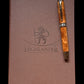 Amboyna Sovereign | Exotic Amboyna Wood & Black Titanium Fountain Pen | Handmade by Highlander