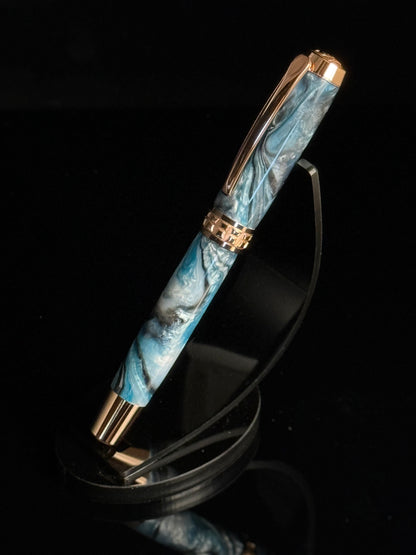 “North Atlantic” Red Gold Rollerball Pen