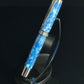 Handcrafted “Ice Baron” Black Titanium Rollerball Pen by Highlander. Ready to Rule Your Desk