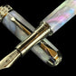 Mystic Opal| Black Titanium Fountain Pen | Handcrafted by Highlander