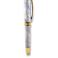 "Amethyst Opal" Highlander Gold Fountain Pen. One Of A Kind, Handcrafted In Lone Tree, Colorado.  Includes Ink, Converter, Box & Sleeve. [ML-FP-0116-01]