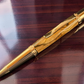 Exotic Bethlehem Olivewood | Handmade Red Gold Highlander Ballpoint Pen