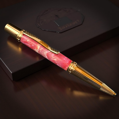 Rose Opal | Red Gold Ballpoint Pen | Glasgow Collection