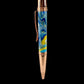 Rose Gold "Big Tsunami" Handmade Glasgow Ballpoint Pen. One of a Kind, Handcrafted by Highlander Pen in CO. Box, Ink, & Sleeve Included. [ML-BP-1203-02]