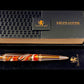 Red Gold "Bordeaux" Handmade Glasgow Ballpoint Pen. One of a Kind, Handcrafted by Highlander Pen in CO. Box, Ink, & Sleeve Included. [ML-BP-1216-02]