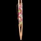 Rose Gold "Elegant Swirl" Handmade Glasgow Ballpoint Pen. One of a Kind, Handcrafted by Highlander Pen in CO. Box, Ink, & Sleeve Included. [ML-BP-1212-01]