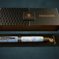 Amethyst Opal | Black Titanium Highlander Fountain Pen | An Elegant Gift
