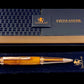 Rose Gold Exotic Thuya Burl Handmade Glasgow Ballpoint Pen. One of a Kind, Handcrafted by Highlander Pen in CO. Box, Ink, & Sleeve Included. [ML-BP-1123-08]