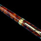 Exotic Thuya Burl Wood~Highlander Handcrafted Gold Rollerball Pen, One of a Kind, Handmade in CO. Ink, Velvet Sleeve, and Pen Box Included. (ML-RB-0926-03) - HighlanderPen