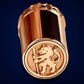 Red Gold "Deep Sapphire" | Handmade Glasgow Ballpoint Pen - The Perfect Gift
