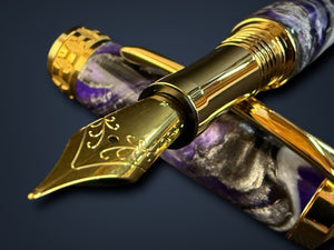 Bespoke “Zeus" Gold Fountain Pen - A Thoughtful Gift For A Writing Enthusiast