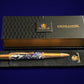 Red Gold “Zeus” | Handmade Highlander Glasgow Ballpoint Pen. The Perfect Gift for the Writing Enthusiast.