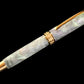 Mystic Opal Red Gold Rollerball Pen | Handmade Luxury Pen | Schmidt #6 Nib | Made in Colorado | Highlander