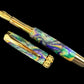“Mardi Gras" Gold Fountain Pen