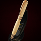 Exotic Flame Birch | Red Gold Fountain Pen by Highlander