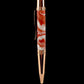 Rose Gold "Peppermint" Handmade Glasgow Ballpoint Pen. One of a Kind, Handcrafted by Highlander Pen in CO. Box, Ink, & Sleeve Included. [ML-BP-1202-01]