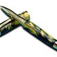 Elegant “Gold Swirl” Handcrafted Gold Rollerball Pen, One of a Kind, Handmade in Colorado. Ink, Velvet Sleeve, and Pen Box Included. - HighlanderPen