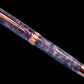 Elegant “Galactic Purple”, Rose Gold Acrylic Rollerball Pen, Artisan Handcrafted Writing Instrument. Handmade Custom in CO. One of a Kind. - HighlanderPen