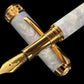 Red Gold “Amethyst Opal” Handcrafted Highlander Fountain Pen - Perfect Gift