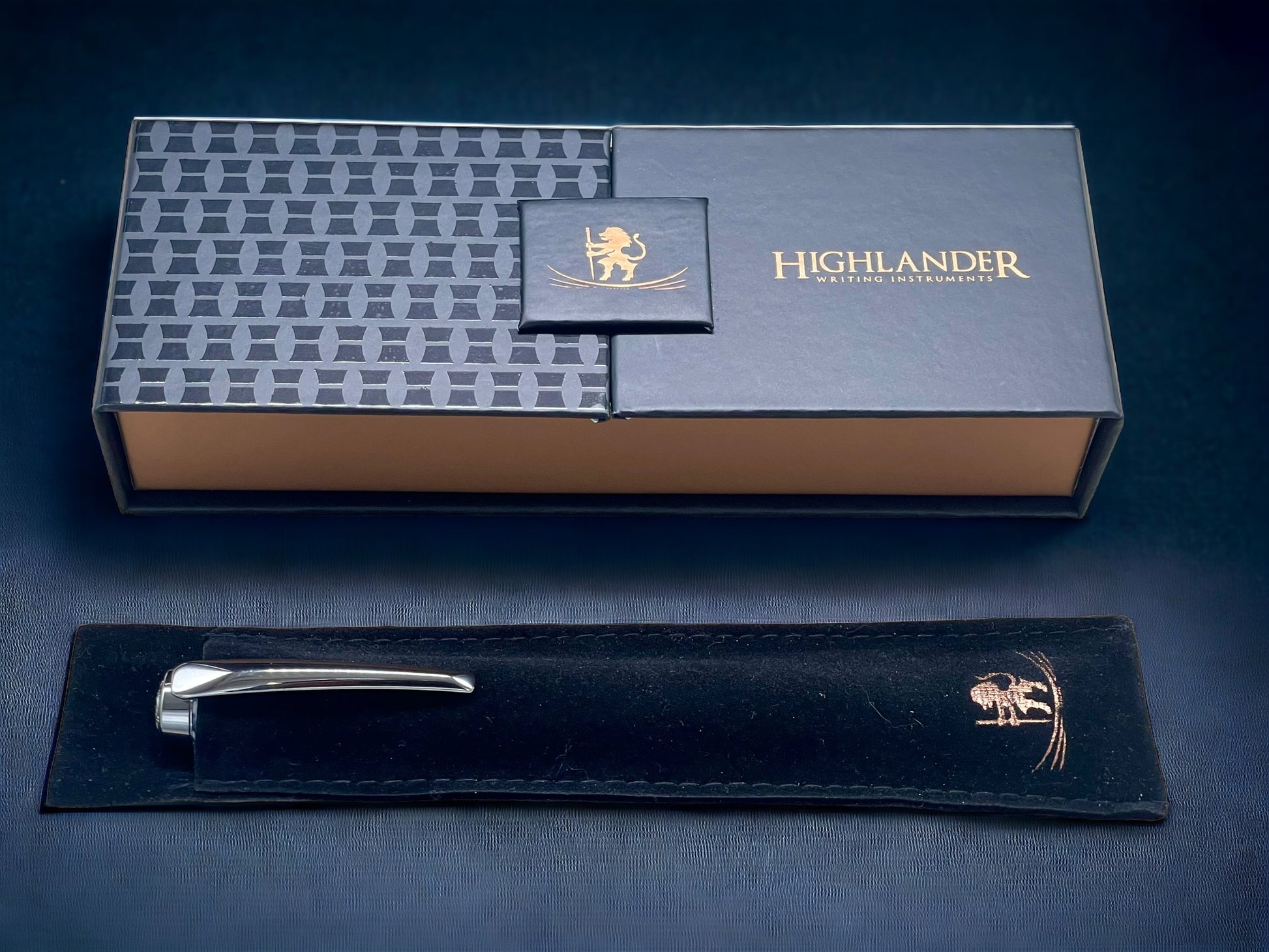 Ming Dynasty, One of a Kind, Handmade Custom Black Titanium Rollerball Pen. Artisan Rare & Unique, Completely Handcrafted in Colorado, USA. - HighlanderPen