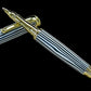 “Striking Stripes” Handmade Luxury Gold Rollerball Pen By Highlander Writing Instruments - HighlanderPen