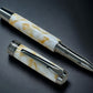 “Gold Marble”, One of a Kind, Handmade Custom Black Titanium Rollerball Pen. Artisan Rare & Unique, Completely Handcrafted in Colorado, USA. - HighlanderPen