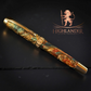 Handmade Dragon Skin | Red Gold Rollerball Pen | A Striking Gift by Highlander
