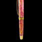 "My Funny Valentine" Gold Fountain Pen.  One Of A Kind, Handcrafted In Lone Tree, Colorado. Includes Ink, Converter, Box & Sleeve. [ML-FP-0112-01]