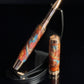 Red Gold “Dragon Skin” Bespoke Rollerball Pen - Memorable Handmade Gift