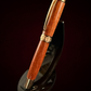Exotic Bloodwood | Red Gold Rollerball by Highlander | Artisan Handcrafted Gift