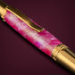 Red Gold "Wisteria Hysteria" | Handmade Glasgow Ballpoint Pen - The Perfect Gift