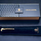 Exotic Gaboon Ebony Wood Gold Fountain Pen, Artisan Handcrafted Writing Instrument. Simple to Use. Handmade Custom in CO, One of a Kind. - HighlanderPen