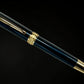 Exotic Gaboon Ebony Gold Rollerball Pen, Artisan Handcrafted Writing Instrument. Handmade Custom in Colorado. One of a Kind. - HighlanderPen