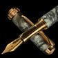 Smoky Quartz | Red Gold Fountain Pen | Elegant Writing Gift